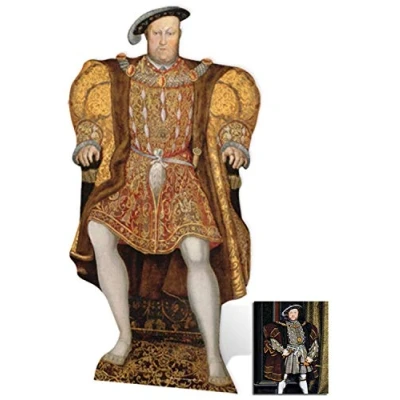 Image of BundleZ 4 FanZ Fan Packs King Henry VIII Classroom Lifesize Cardboard Cutout/Standee/Standup Includes 8x10 (20x25cm) Star Photo