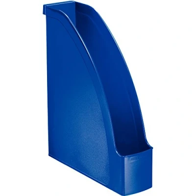 Image of Leitz Plus Series Magazine File A4 Pack of 6 for Portrait and Landscape Use Blue 24760035