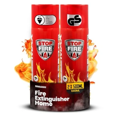 Image of Reinoldmax All in 1 fire extinguisher For Home, Kitchen, Car, Caravan, Camping The compact that tackles multiple types of