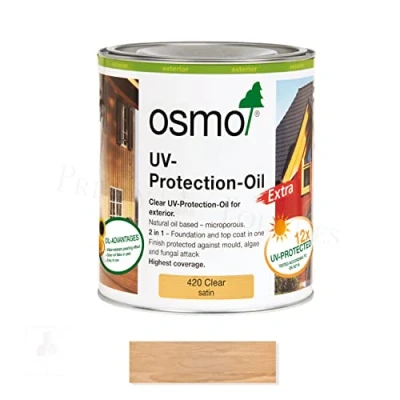 Image of Osmo UV Protection Oil Extra 420 Clear Satin (750ml)