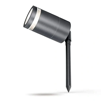Image of 4lite Marinus Outdoor Spike Light (Anthracite) Rust Free IP65 Rated Garden Single Spot 4L2/2004 4Yr Guarantee