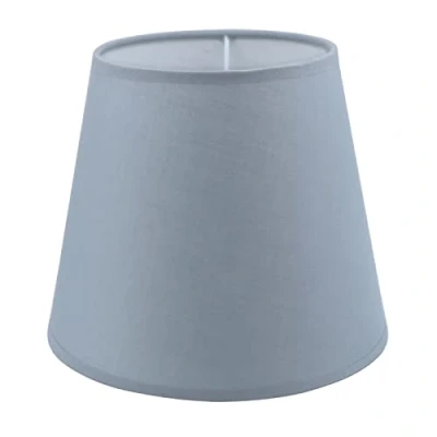 Image of Sinta Lampshades Modern Coolie Fabric Relacement Light Shade Small for E14/E27 Chandelier Upright Wall Lamp Table Lampshade Candle Lampshade,Ø7.5/19cm Grey