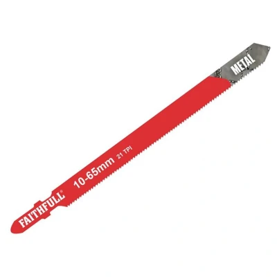 Image of Faithfull JBT318A Jigsaw Blades Metal (Pack of 5)