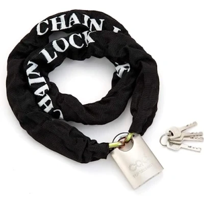 Image of Heavy Duty Strong Motorcycle Motorbike Bike Security Chain and Padlock Lock