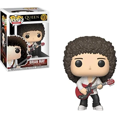 Image of Funko POP! Vinyl: Rocks: Queen: Brian May Collectable Vinyl Figure Gift Idea Official Merchandise Toys for Kids &amp; Adults Music Fans Model Collectors and Display