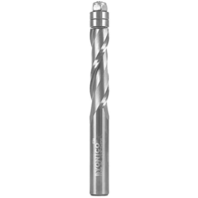 Image of Yonico Solid Carbide Flush Trim Router Bit Spiral 1/2 Inch Upcut Shank 31205 SC