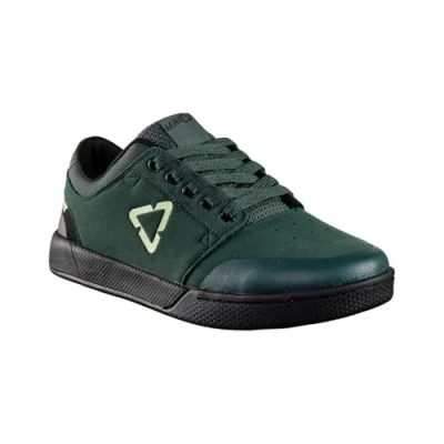 Image of Leatt Unisex&#039;s 2.0 Flat Mountain Biking Shoes, Green, 9.5 UK
