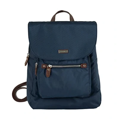 Image of TOM TAILOR Women&#039;s Rina Backpack, Blue, 29x8,5x31
