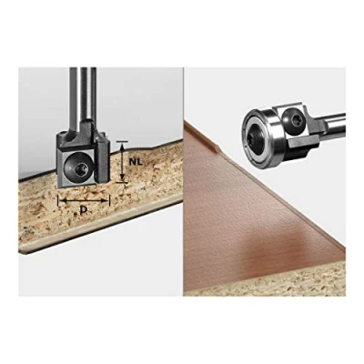 Image of Festool Placas reversibles de la fresa enrasado S8 HW D19 12x12 KL OFK