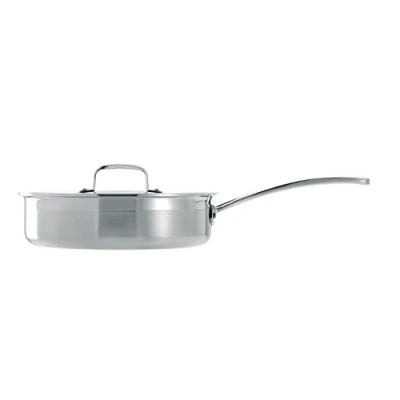Image of Le Creuset 3 ply Stainless Steel 24cm Saute Pan