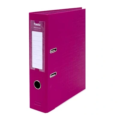 Image of Pukka Pad, Premium Lever Arch File 5 Pack of 2 Ring Binder Portfolios for Work or Home Paperwork Organisation 32 x 28cm Orchid