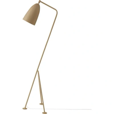 Image of GUBI Gräshoppa tripod floor lamp, olive brown