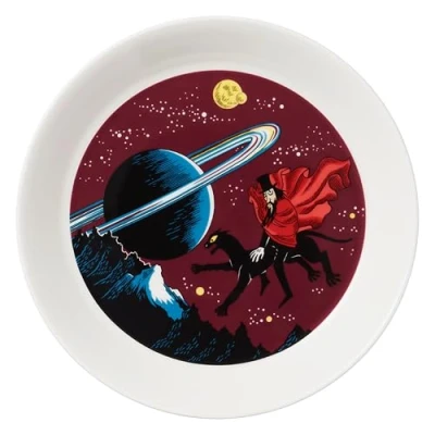 Image of Arabia 1025546 Moomin Plates, Porcelain, Hobgoblin
