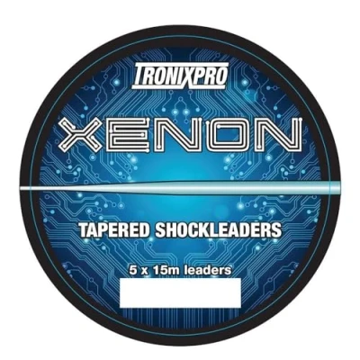 Image of Tronixpro Xenon Tapered Leaders Clear 15m (5 stuks) 0.20 0.50mm Sea rig
