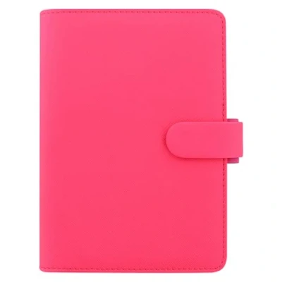 Image of Filofax Personal Saffiano organiser Fluro Pink