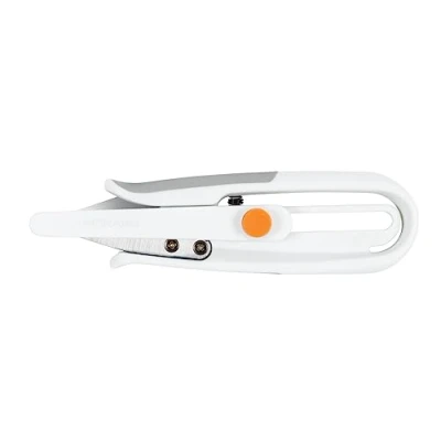 Image of Fiskars Thread Cutting Shears, Stainless Steel, White/Orange, Standard