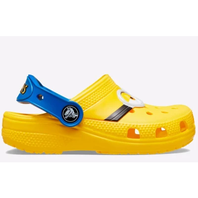 Image of Crocs Baby Toddlers&#039; Classic Minions Clogs Infants Yellow Size UK 4 Infant