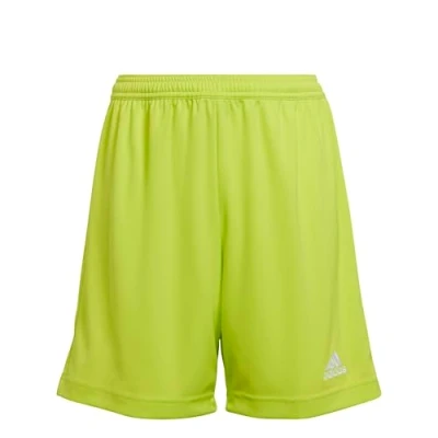 Image of adidas Unisex Kids Entrada 22 Shorts, team semi sol yellow, 13 14 Years