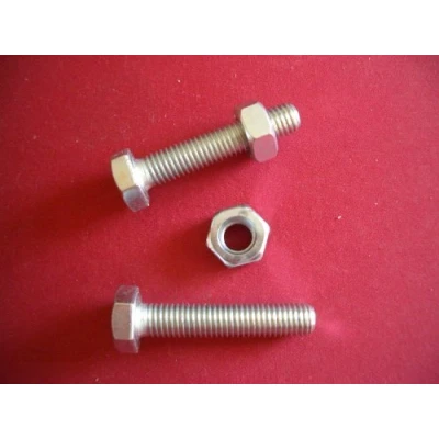 Image of M10 x 60mm Steel BZP Hex Bolts with Nuts 2