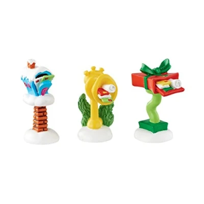 Image of Department 56 Grinch Villages From Wornament Ville Wacky Mailboxes Accessory, 1.15 inch
