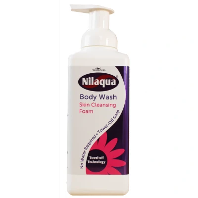 Image of Nilaqua Towel Off Skin Cleansing Body Foam 500ml
