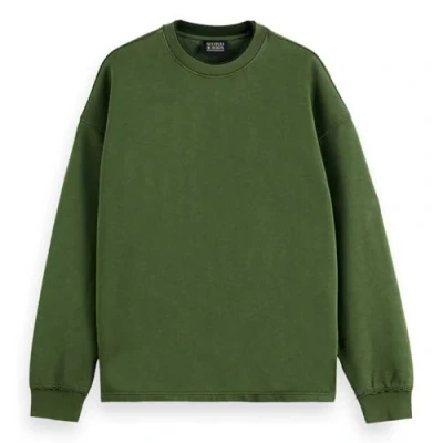Image of Scotch &amp; Soda CORE 3 Crosses Sweatshirt, Men&#039;s, Size: Large, Khaki