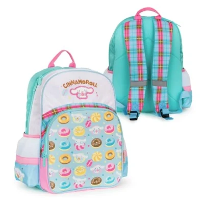 Image of Blue Sky Studios Hello Kitty Backpack, Cute Rucksack for Kids and Teens, Kawaii Primary Secondary School Supplies Cinnamoroll