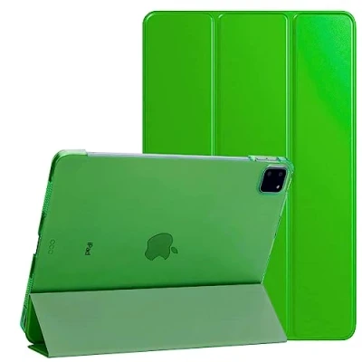 Image of PROTech Smart Case for iPad Pro 11 Inch, 2022/2021/2020 18 Model, Slim Stand Hard Back Shell Cover with Auto Wake/Sleep (Green)