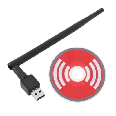Image of VGOL USB WiFi Receiver Transmitter Adapter with 5dBi High Gain Antenna Compatible Windows Vista XP 2000 Kali Linux