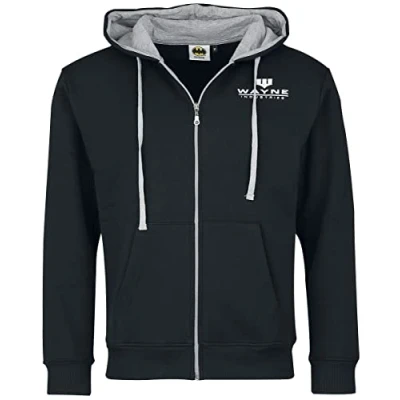 Image of DC Batman Wayne Industries Unisex Zipped Hoodie Small
