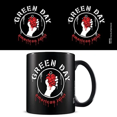Image of Pyramid International Green Day Mug in Presentation Gift Box (American Idiot Design) 11oz Ceramic Official Merchandise