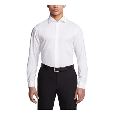 Image of UNLISTED Men&#039;s Dress Shirt Solid, White, 16&quot; 16.5&quot; Neck 36&quot; 37&quot; Sleeve