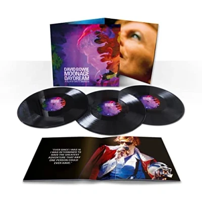 Image of David Bowie Moonage Daydream A Film By Brett Morgen Sealed 2023 UK 3 LP vinyl set DBMDLP2022
