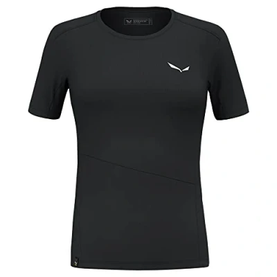 Image of SALEWA Puez Sporty Dry W T Shirt, Black Out, S, FEMALE