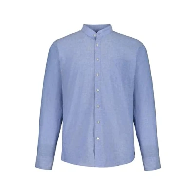 Image of JP 1880 Men&#039;s Linen Shirt 1/1, Stand up Collar, Mf, Grey, XXXX Large