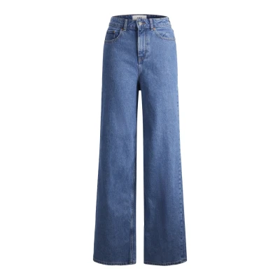 Image of JJXX Jxtokyo WIDE fit Relaxed jeans, Women&#039;s, Size: 24x30, Medium blue denim