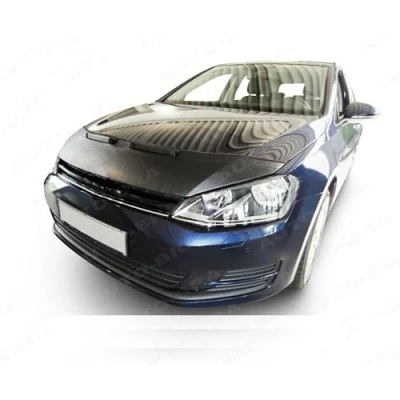 Image of AB 00634 BONNET BRA compatible with VW Volkswagen Golf 7 Sportsvan Mk7 DEBADGED STONEGUARD PROTECTOR TUNING