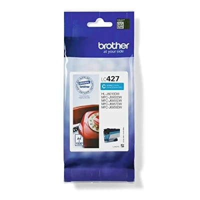 Image of BROTHER LC 427C Inkjet Cartridge, Cyan, Single Pack, Standard Yield, Includes 1 x Genuine Supplies