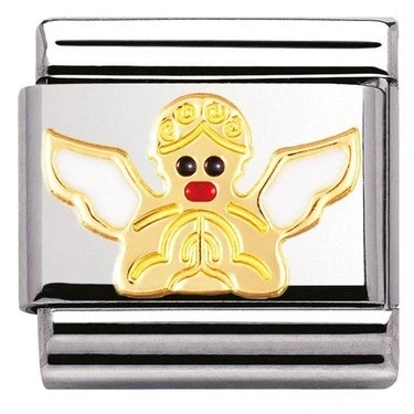 Image of Nomination White Angel Charm
