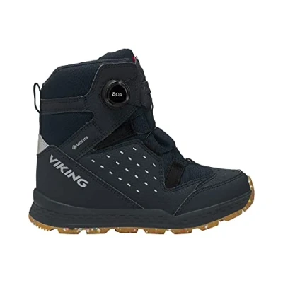 Image of Viking Es​p​o​ Hi​g​h​ 2 Gtx Boa R Wa​r​m​ Snow Boot Unisex Kids, Navy, 5 UK Wide