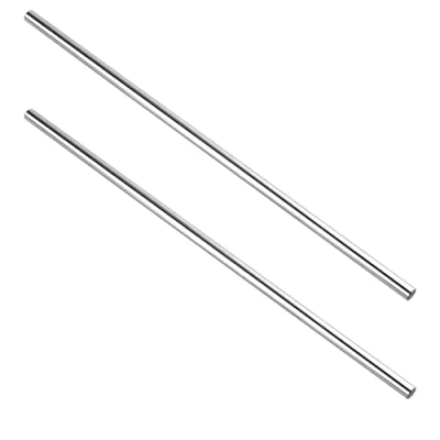 Image of iYueMps 2 Pack 450mm 8mm Linear Rod Rail Shaft Optical Axis, x Case Hardened Plated steel for Motion Rods Shafts Guides