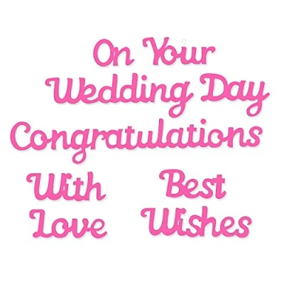 Image of Sweet Dixie Wedding Day Die, Metal, Grey, 23.3 x 13 0.8 cm
