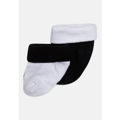 Image of Nike Sportswear Futura Bootie Unisex 2 PACK Socks for kids, Size: 0 6m, Black