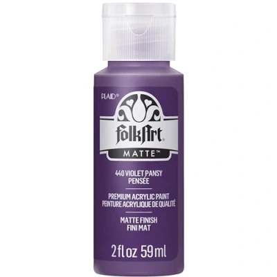 Image of Folk Art Acrylic Paint, Violet Pansy, 2 oz