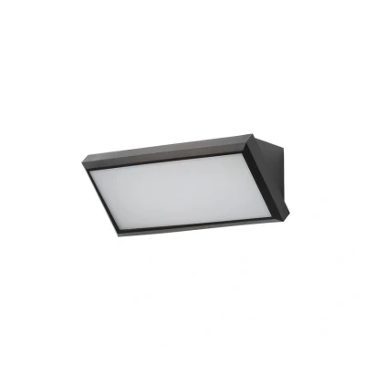 Image of Luton 4000k LED Outdoor Down Wall Lamp Black IP55