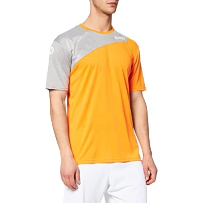 Image of Kempa Kemri Men Core 2.0 Jersey Men&#039;s Fresh Orange/Dark Grey Me, Small