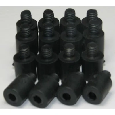 Image of Charnwood Set of 16 Spare Rubber Pads for Woodturning Chuck Flat Jaws