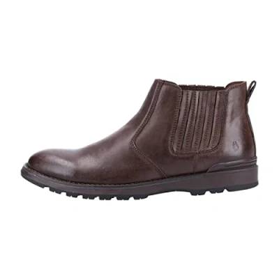 Image of Hush Puppies Men&#039;s Gary Chelsea Boot, Brown, 6 UK