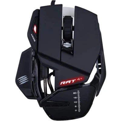 Image of MAD CATZ RAT 4+ Gaming Mouse Black