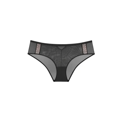 Image of Triumph Palina Cosmic Heartbeat Hipster Briefs, Women&#039;s, Size: 8, Black